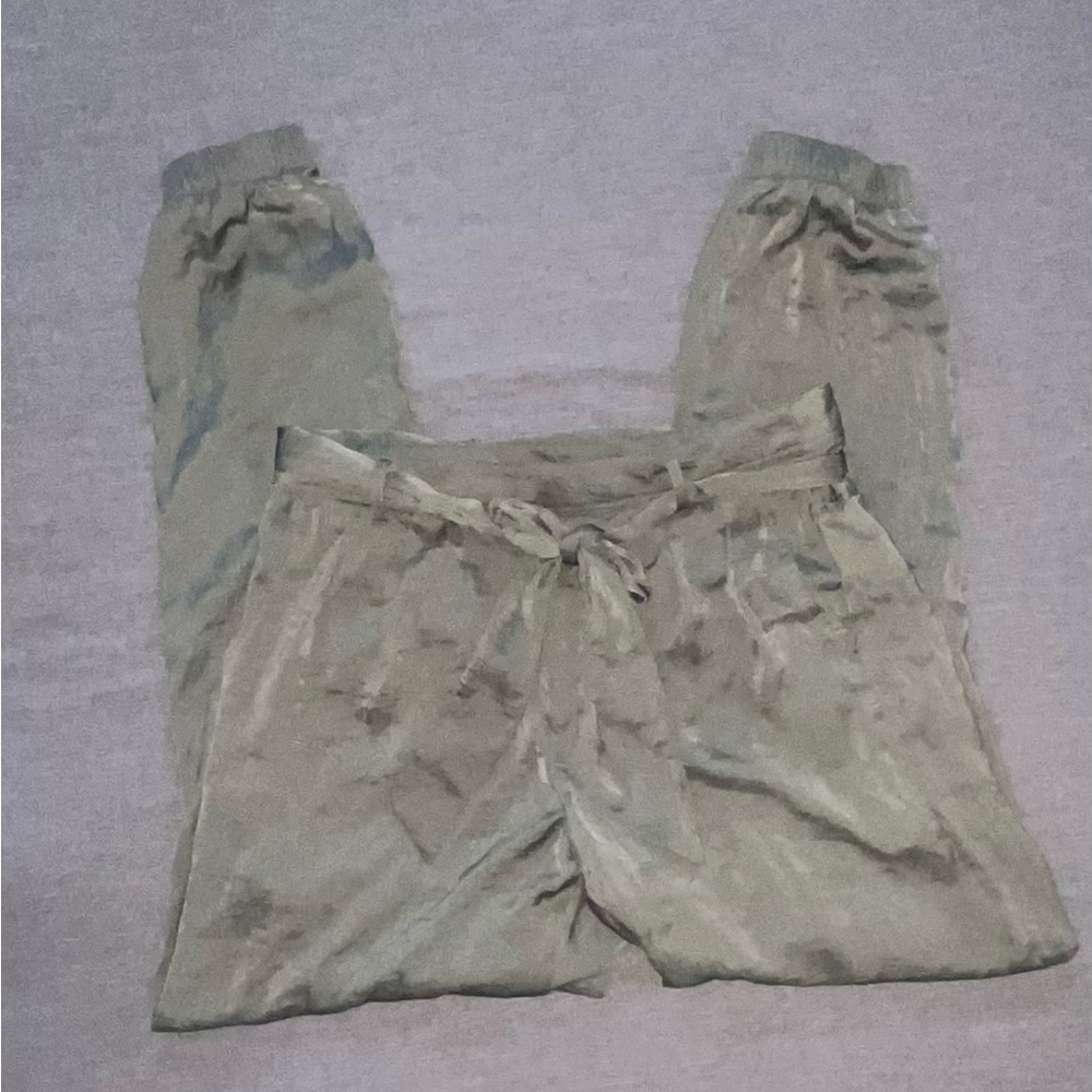 HYFVE Olive Satin Trousers